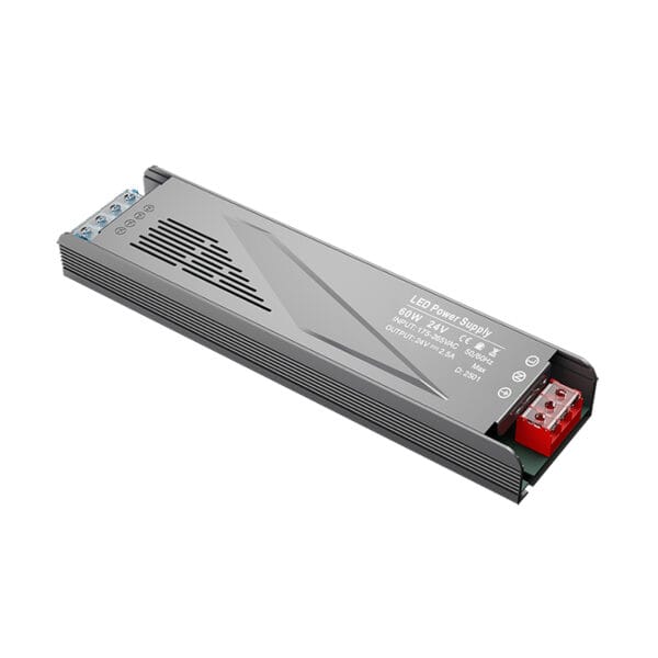 IP20 60W LED Driver DC 12V/24V Power Supply